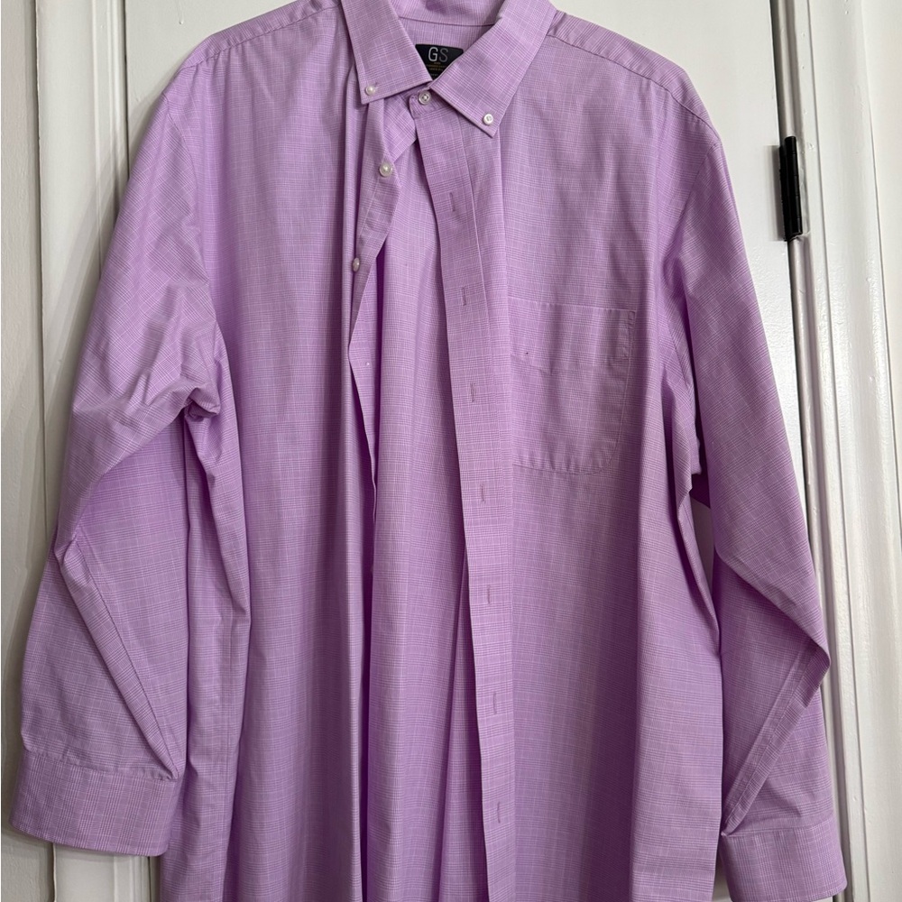 Men's Purple Dress Shirt 18 1/2 35/36